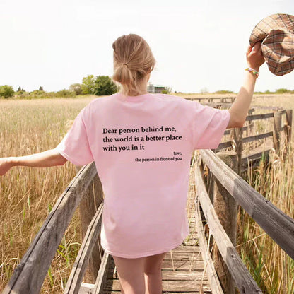 Dear Person T-Shirt (You are enough)