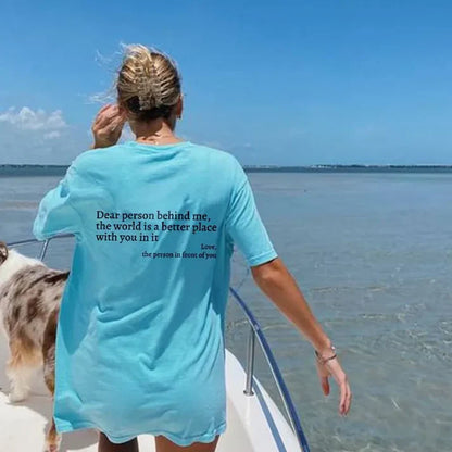 Dear Person T-Shirt (You are enough)