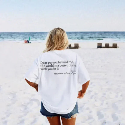 Dear Person T-Shirt (You are enough)